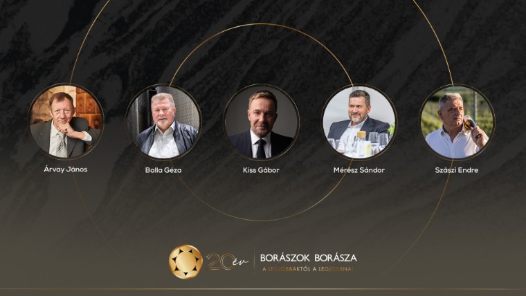 Kialakult a Borászok Borásza idei top 5-ös mezőnye Kialakult a Borászok Borásza idei top 5-ös mezőnye