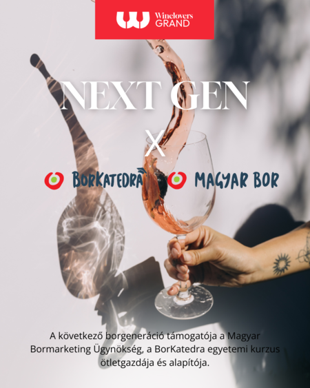 Két mozi árából boros tanfolyam, és korlátlan kóstolás a Winelovers Grandon a NextGen jeggyel